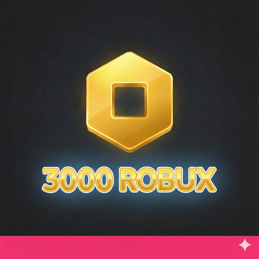 Roblox 3000 Robux เติมโรบักซ์ (Roblox) ราคาถูก ส่งจริง  ขนาด10x10