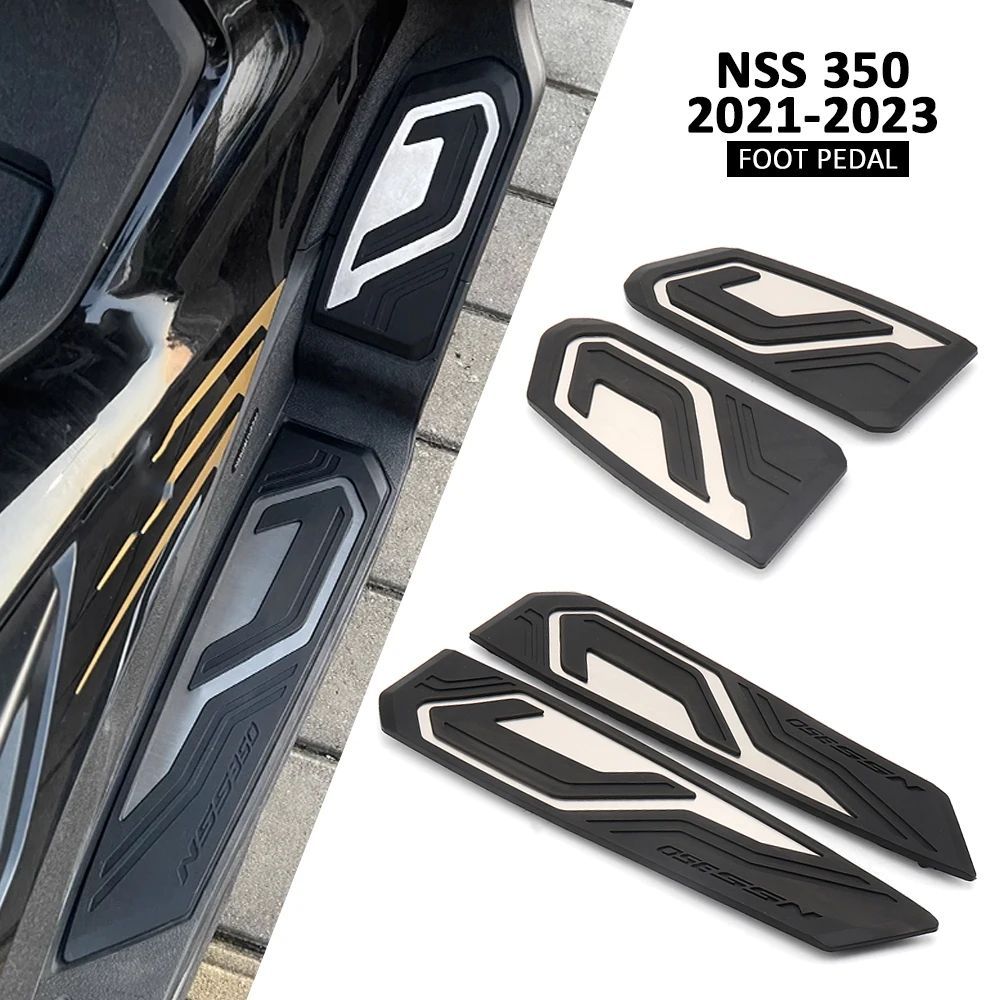 ไดร์เวอร์รถจักรยานยนต์หมุดเท้า Footrests เหยียบ Footpegs ชุดอุปกรณ์เสริมสําหรับ Honda Nss350 Nss 350