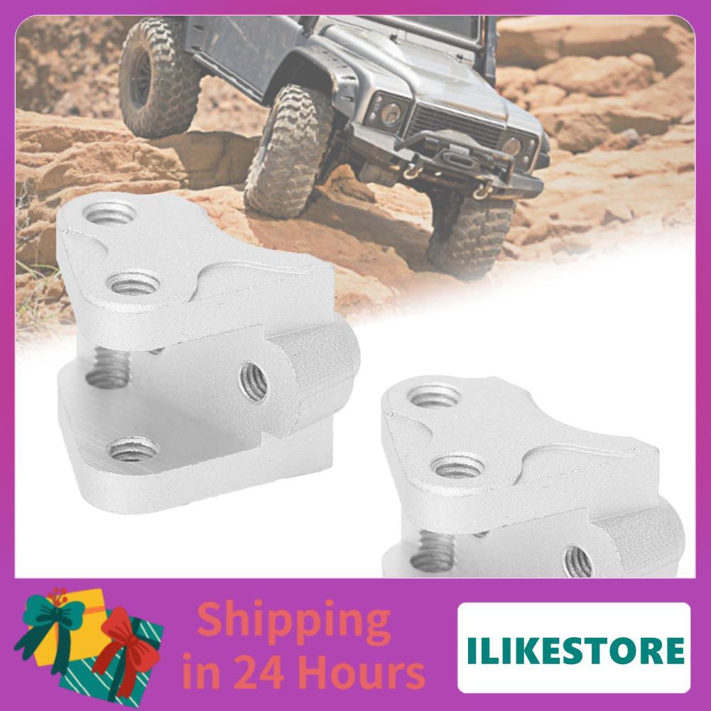 ilikestore RC Link Mount Front Rear Lower Shock Linkage เข้ากันได้กับ SCX10-II AXIAL Car (สีดำ)