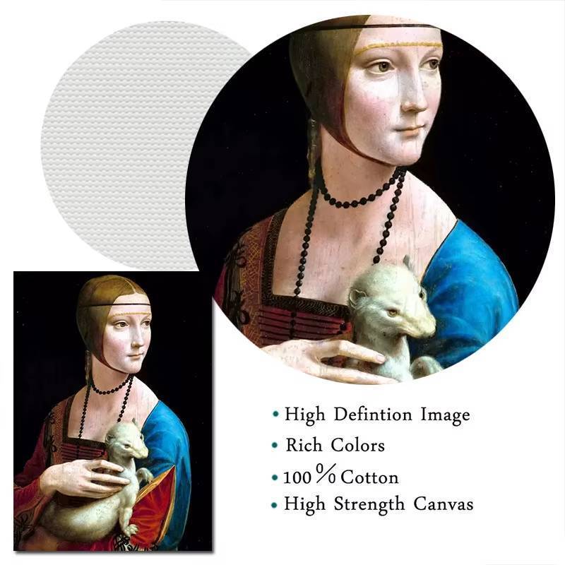 ที่มีชื่อเสียง Leonardo Da Vinci งานศิลปะ Mona Lisa Salvator Mundi HD Wall Art HD โปสเตอร์ไม่มีกรอบผ้าใบ Paintingภาพสําหรับห้องนั่งเล่นตกแต่งบ้าน - รูปที่ 3