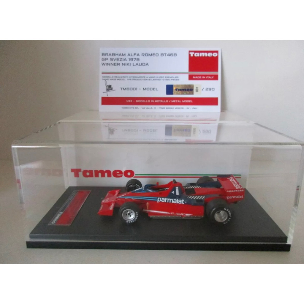 [Sale] 1/43 tameo Braham Alpha Rome BT46b Windmill Nicky Lauda 1978 Winning the Branch Champion in S