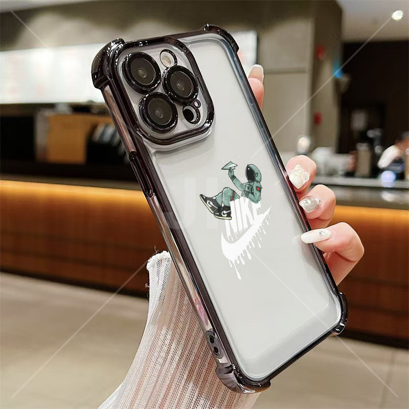 เคส Samsung S25 FE S26 S26 Ultra S26 EDGE S25 EDGE เคส Four ด้านล้อมรอบอย่างเต็มที่นักบินอวกาศโปร่งใ