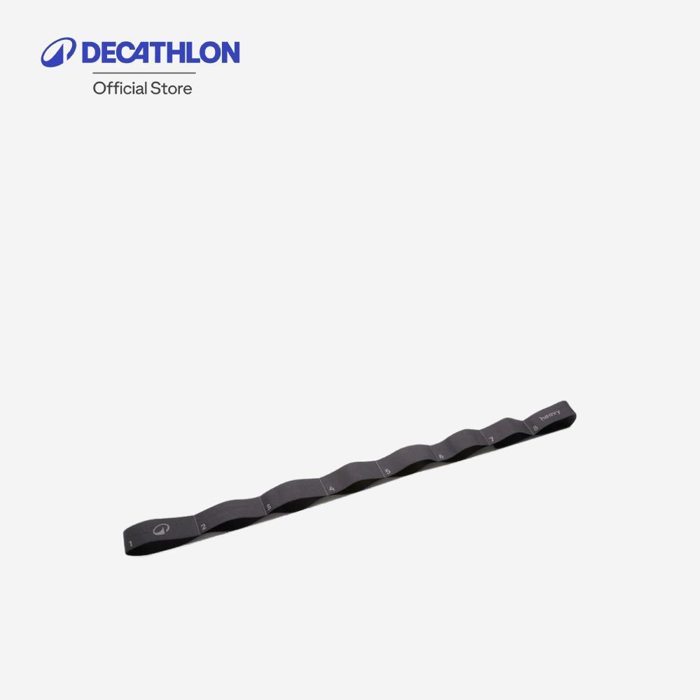 Decathlon Fitness Fabric Resistance Band, 15 Kg High Resistance ยางยืดแรงต้านแบบ