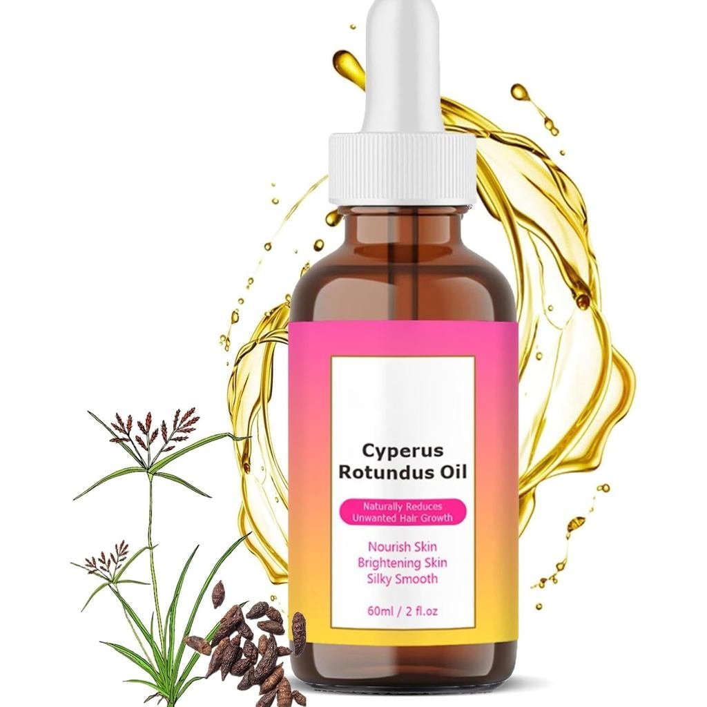Cyperus Rotundus Oil,60ML Cyperus Rotundus Serum,cyprus rotindus oil for Hair Removal Solution, Body