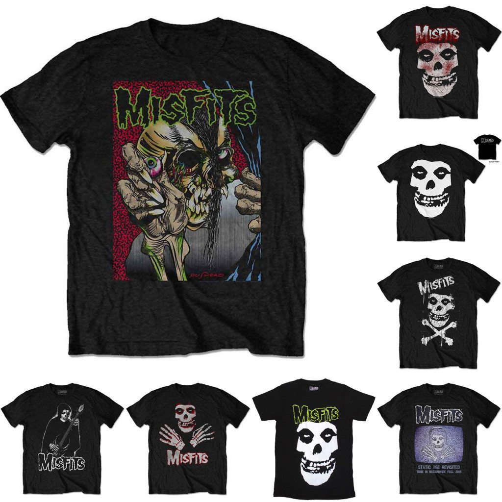 เปิดการสั่งซื้อล่วงหน้า BAND SHIRT MISFITS T-SHIRT AUTHENTIC COPYRIGHT UK