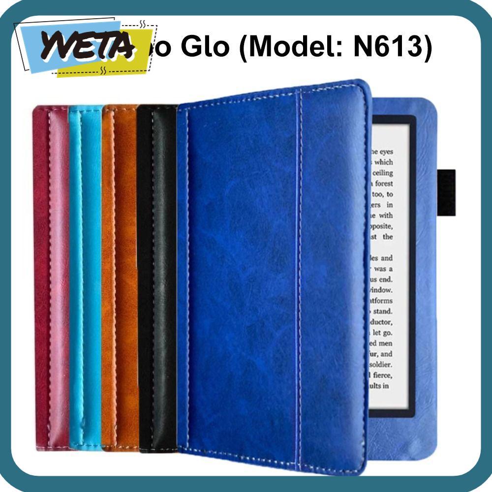 YVETA E-Reader , Anti-fall 6 นิ้ว N613 ฝาครอบป้องกัน, หนังพรีเมี่ยมกันกระแทกซับไมโครไฟเบอร์ Folio Co