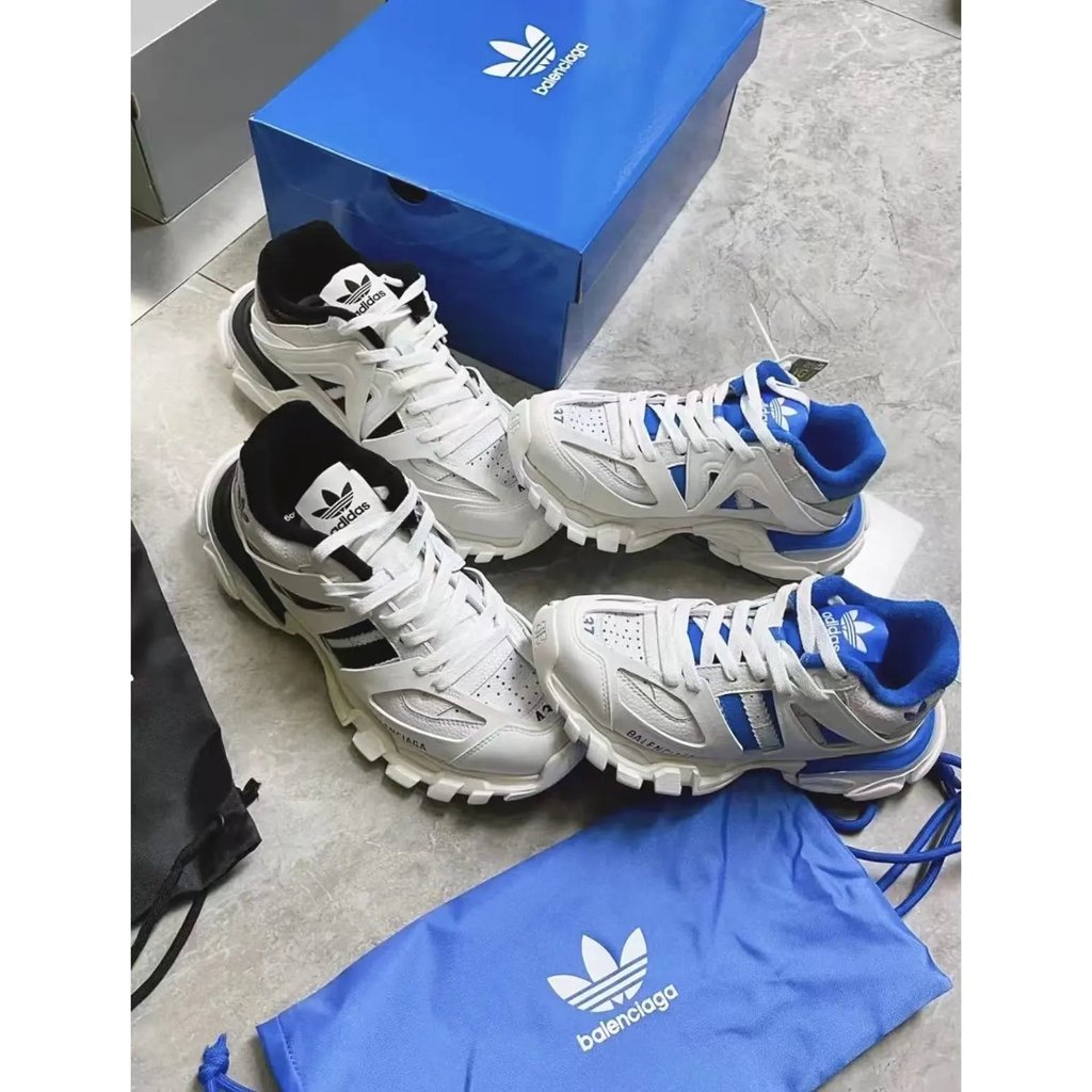 [รายละเอียดรวมรองรับยิงจริง] BALENCIAGA Track 3.0 x Adidas Adidas Joint BALENCIAGA Retro Daddy Shoes