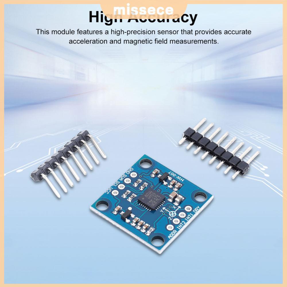 GY-51 LSM303 LSM303D LSM303DLH Triple Axis Compass Sensor Module 3-5V [Missece.th]