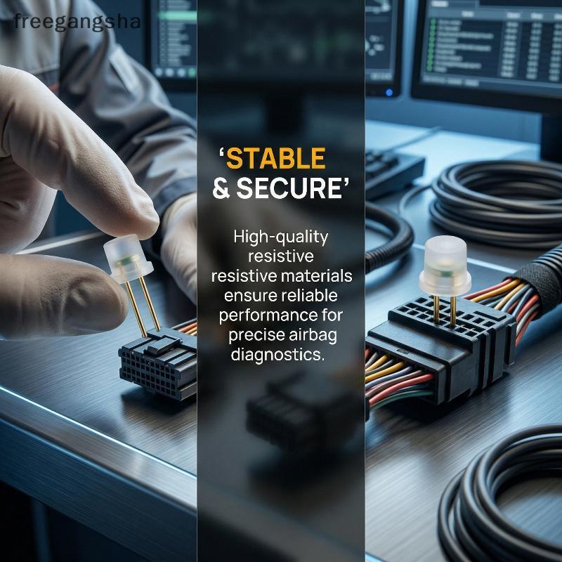 [FREG] 10 ชิ้น Universal ถุงลมนิรภัยถอดรหัสทนทาน Enhanced Chip Shield Resistance สําหรับระบบถุงลมนิรภัยรถยนต์ที่เชื่อถือได้ FDH