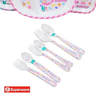 คิตตี้ เฟรชลี่ จานชามเมลามีน ลายการ์ตูน ศรีไทยซุปเปอร์แวร์ Superware Sanrio Kitty [ขายเป็นชิ้น/เลือกรหัสสินค้า]