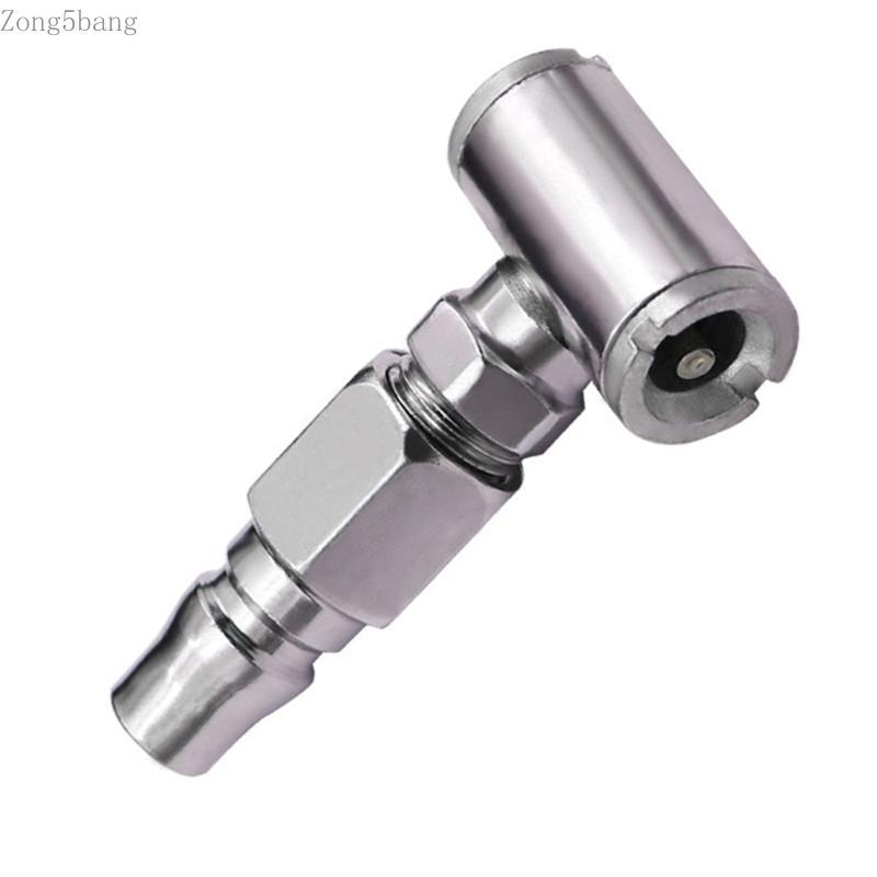 Zong Double End Air Chuck เหล็ก Air Chuck ปิดไหลทองเหลือง Air Chuck สําหรับยางคอมเพรสเซอร์ปั๊มอุปกรณ์เสริม