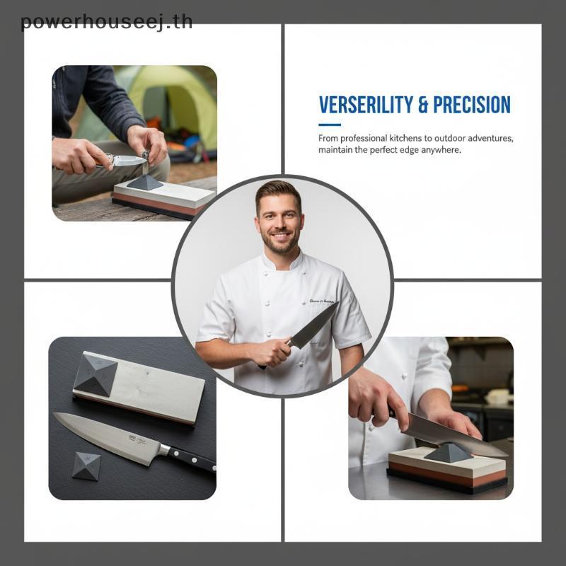 XXHZ Sharpening Stone Aid 7 มุมปรับรางคู่มือลื่นหลายมุมบดสําหรับเครื่องมืองานไม้ [TH]
