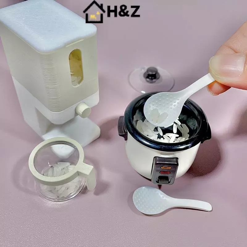 H&Z ชุดหม้อหุงข้าวพร้อมช้อนและพลั่วจำลอง 4 ซม. 2 ชิ้น thumbnail 5