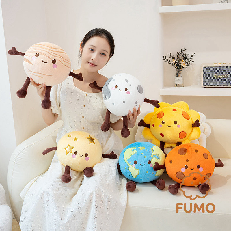 รับประกันของแท้ Fun Planet จี้ Earth Moon Venus Sun Saturn Mars ระบบพลังงานแสงอาทิตย์ตุ๊กตาดวงจันทร์