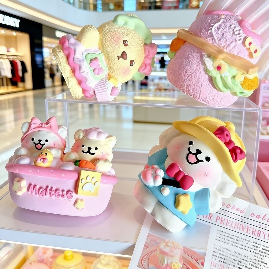 Happy Lines Puppy Sanrio Series Aromatherapy Plaster Doll Kuromi Cinnamon Dog KT Cat Graffiti เครื่อ