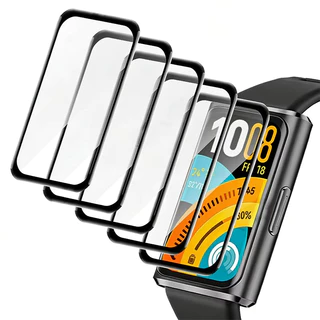 9D กระจกนิรภัย/ฟิล์มนุ่มสำหรับ Huawei Band 11 Pro / 11 /10 9 8 ป้องกันหน้าจอสำหรับ Smartwatch Huawei Band 10 9 8 NFC