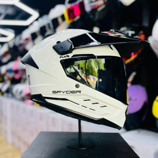 SPYDER FLUX PD FULL FACE DUAL VISOR MOTORCYCLE HELMET