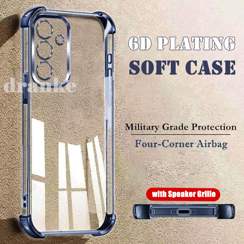 สําหรับ Samsung Galaxy M56 5G 6.74 นิ้ว SM-M566B N566BDS สี่มุมถุงลมนิรภัย Slim Soft Clear ซิลิโคน J