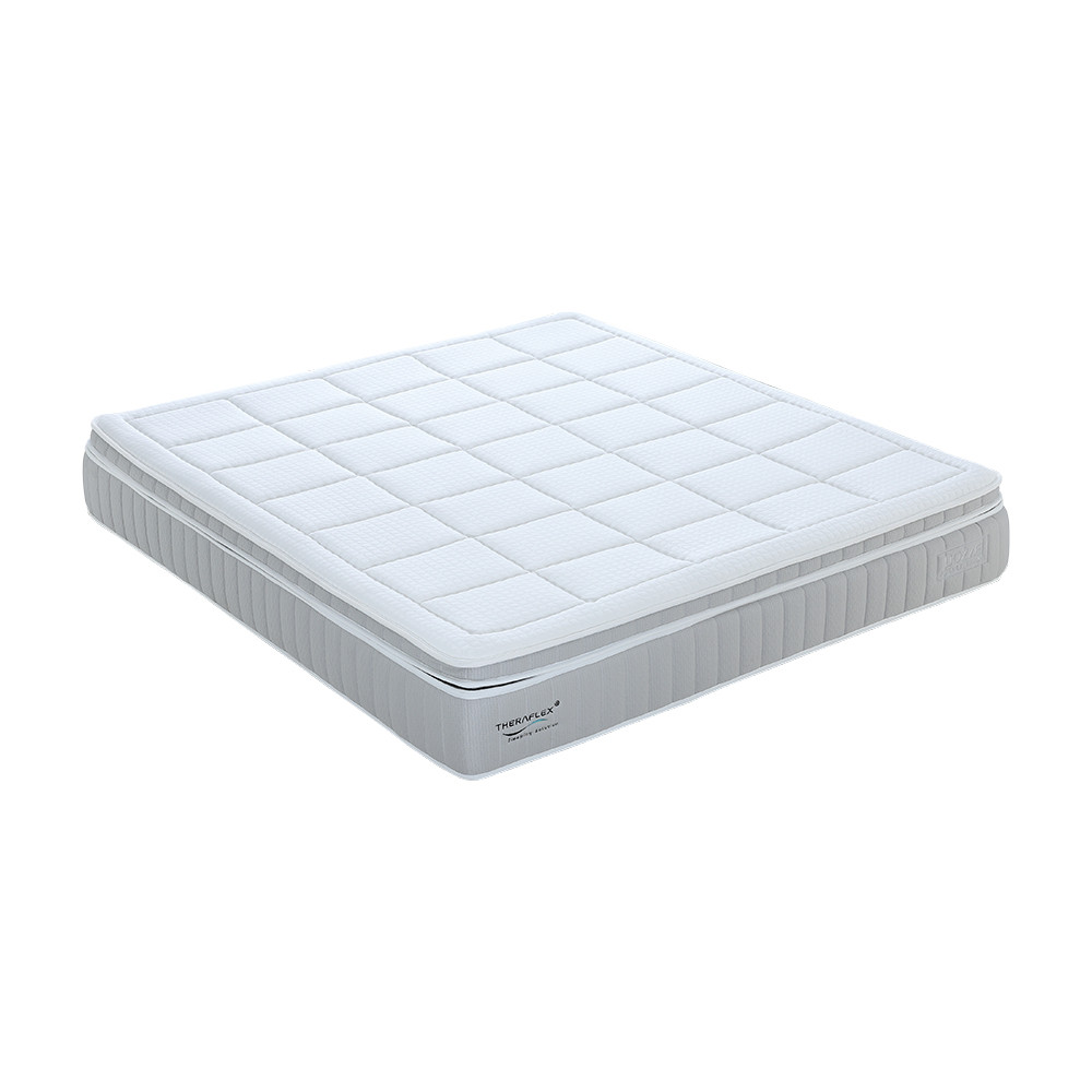 INDEX LIVING MALL ที่นอน THERAFLEX รุ่นโดซซี่ ขนาด 6 ฟุต หนา 11 นิ้ว - สีขาว/เทาอ่อน