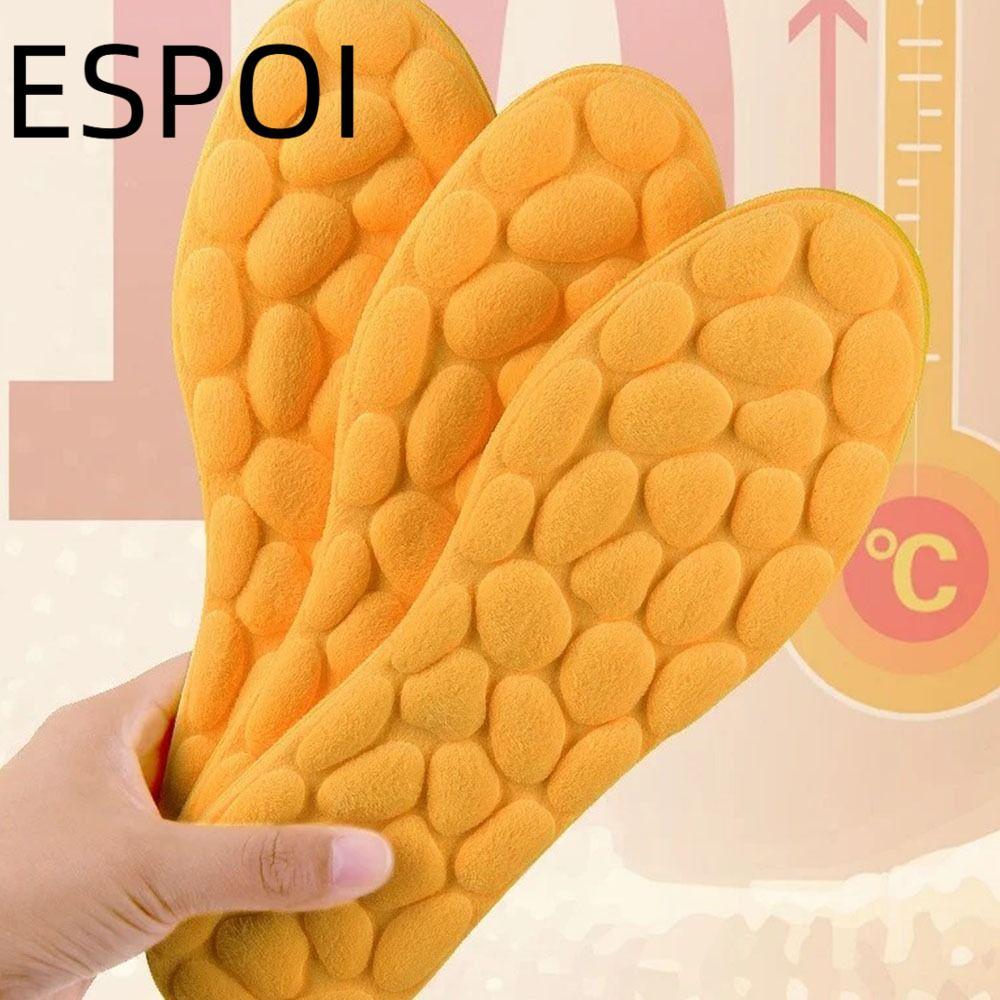 ESPOI Keep Warm Thicken Insole, Keep Warm Memory Foam Foam รองเท้าพื้นรองเท้า, สะดวก Breathable นวด 