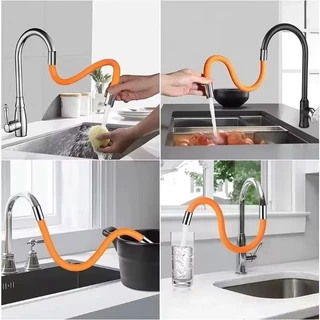 Feiyangท่อต่อก็อกน้ํา ท่อซิลิโคน 360 องศาก็อกน้ำห้องครัว ท่อต่อขยาย ห้องน้ำก็อกน้ํากรองน้ำประปา