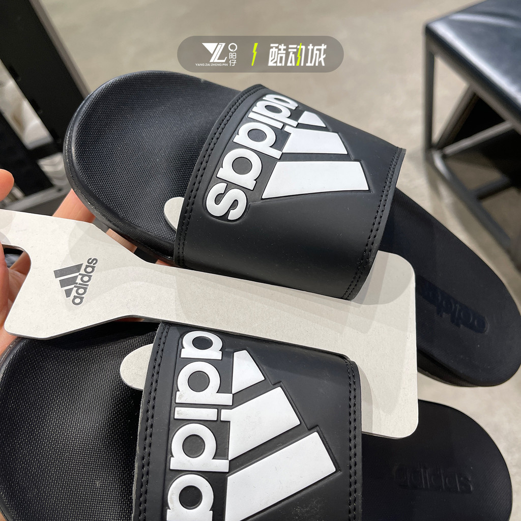ADIDAS ADIDAS SLIDES ผู้ชายผู้หญิงกีฬารองเท้าแตะลําลองรองเท้าชายหาดกลางแจ้ง Flip-Flops GY1945