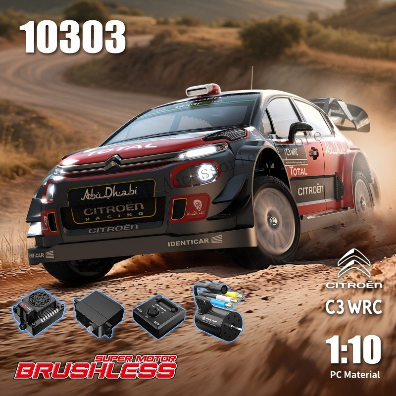 MJX Hyper GO 10303 10304 Sensored Brushless 1/10 Rally รถความเร็วสูง Drift รีโมทคอนโทรลรถ 8D0V