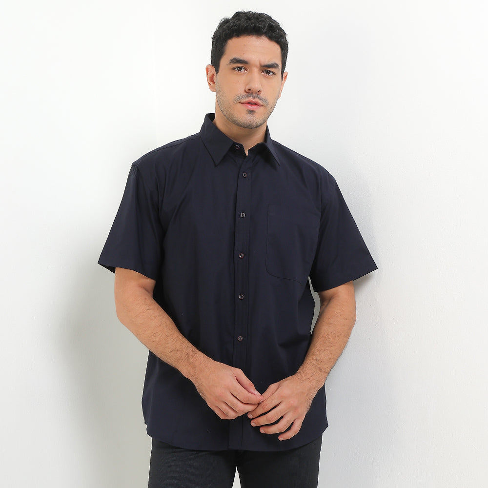 KEMEJA Cardinal เสื้อเชิ้ตแขนสั้นผู้ชาย Relaxed F0004P02H