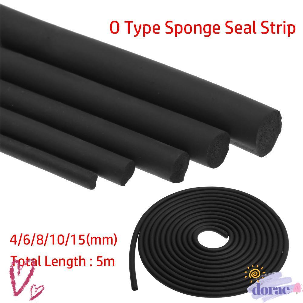 DORAE 5M Car Door Edge Protector โฟมยางหุ้มฉนวน O Shape ทนความร้อน Weatherstrip