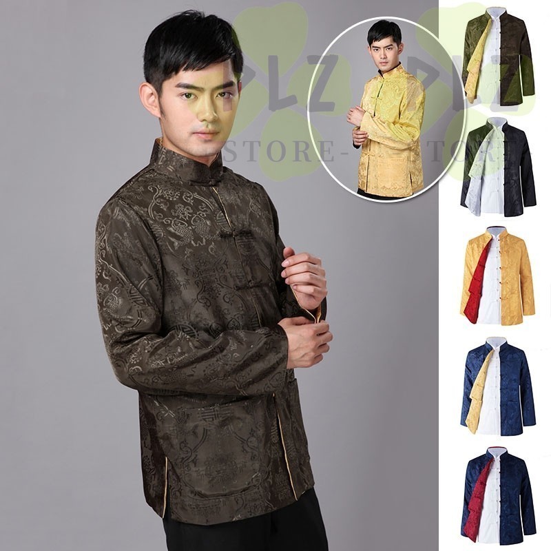 CNY New Clothes men Baju raya 2026 coat Tang Suit