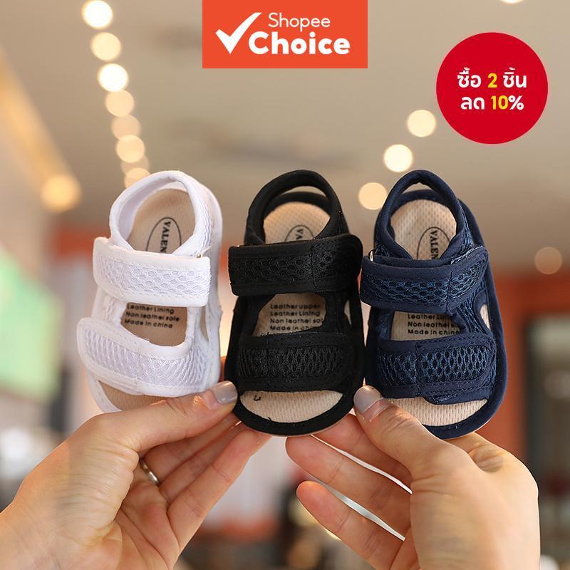 รองเท้าแตะเด็กฤดูร้อน 0-18 เดือน Soft Sole First Walkers ลื่น Unisex