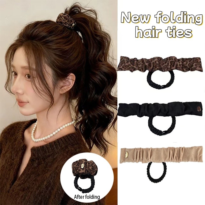 ผ้าผูกผมยืดหยุ่นสูง สำหรับทำผมหางม้าสูง โชว์ ponytail ได้อย่างสวยงาม