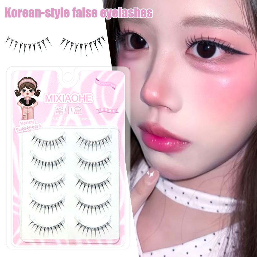 3 PC/Set Cross ขนตาปลอมแหนบชุด Lash Extension นํากลับมาใช้ใหม่เกาหลี K-POP สไตล์