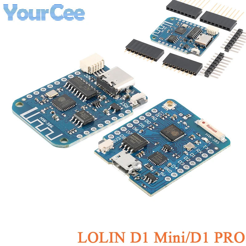 ESP8266 MINI D1 Pro Nodemcu Lua IOT WiFi Wireless Development Board โมดูลอัพเกรด 3.3V พร้อม Pins สํา