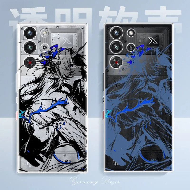 สําหรับเคสโทรศัพท์ RedMagic 10 Pro RedMagic 10S Pro + Katia ฝาครอบป้องกันเกมโปร่งใส