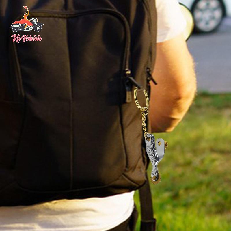 [Whstrong] Spurs พวงกุญแจแฟชั่นพวงกุญแจรถสร้างสรรค์อุปกรณ์เสริมขี่ม้าปฏิบัติกระเป๋าแบบพกพา Charm ของ