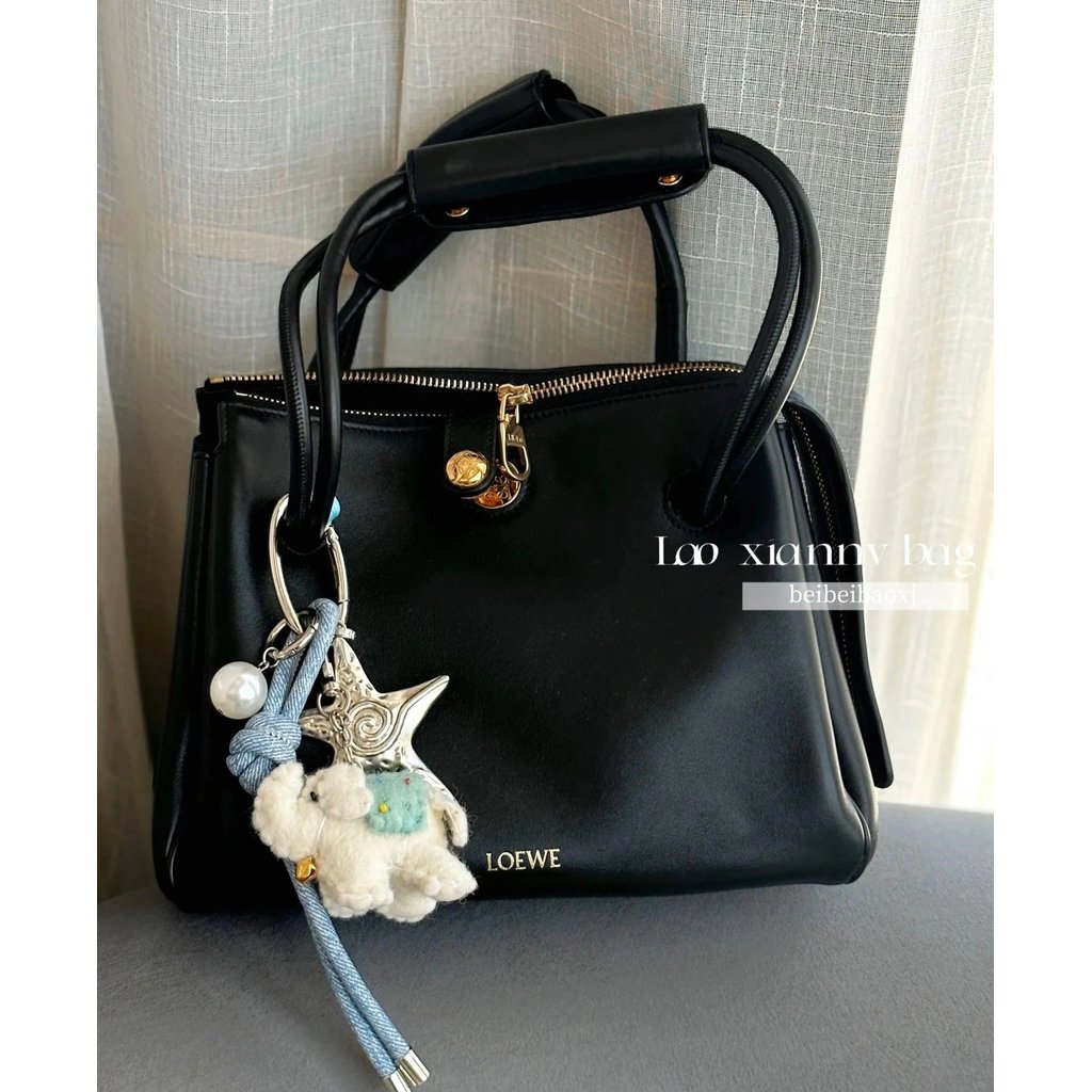 [Old Fairy] LOEWE Madrid LOEWE SS25 Madrid กระเป๋าถือรุ่นที่กําหนดเอง Cowhide LOEWE กระเป๋าถือกระเป๋