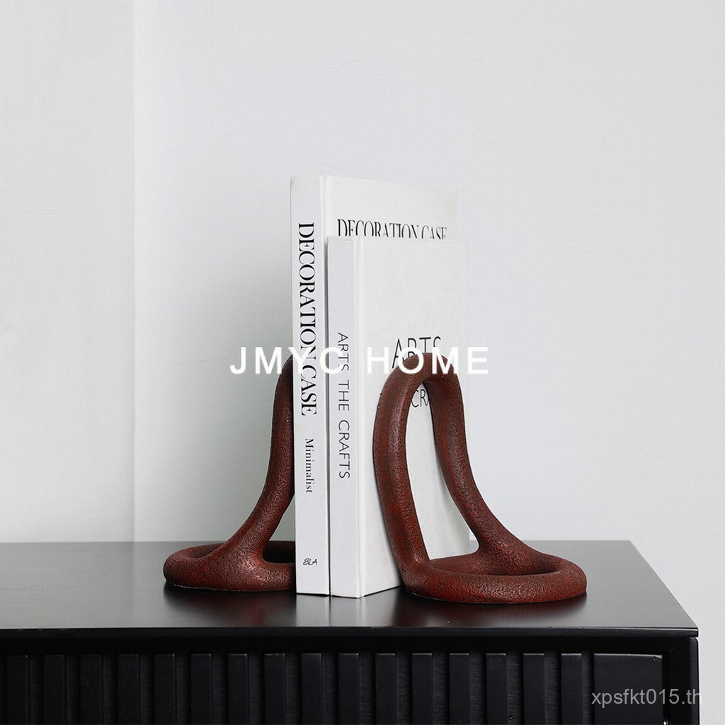 Bookend Simple Italian Creative Office ตกแต่งห้องนั่งเล่นเดสก์ท็อป Study Cabinet Art ตกแต่งตู้ทีวี B