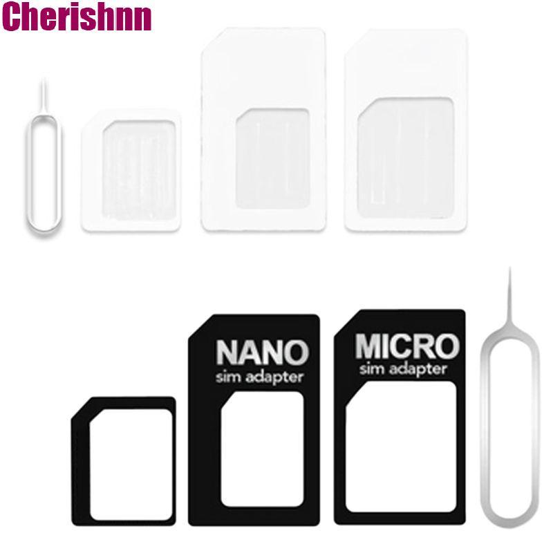 CHERIS Micro Standard SIM สําหรับซิมการ์ดนาโน Adpter Converter ชุดเครื่องมือเครื่องตัด