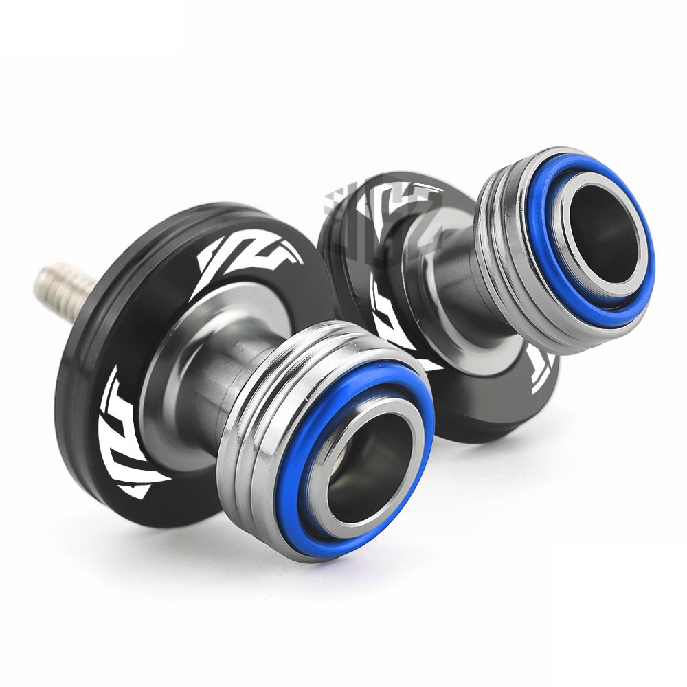 สําหรับ YAMAHA YZF R15m R3 R15 R25 Swingarm Spool Sliders รถจักรยานยนต์ CNC Swing Arm Spools Sliders ราคา ถูกที่สุด ดีลบีเคเค แกลเลอรีภาพที่ 7