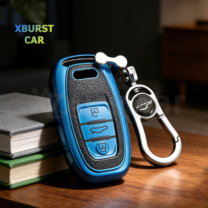 Auto Keyless TPU หนัง Fob รถ Remote Key สําหรับ Audi A7 A8 A3 A4 A5 A6 S4 S5 S6 S7 S8 R8 TT Quattro 