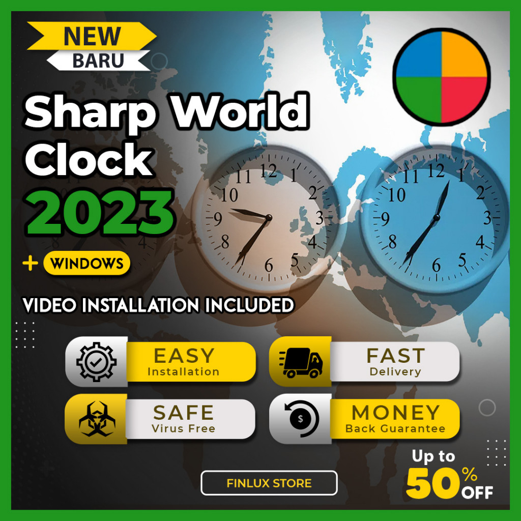 [VIDEO] Sharp World Clock v9.6.2 Latest 2023 Lifetime For Windows | World Clock