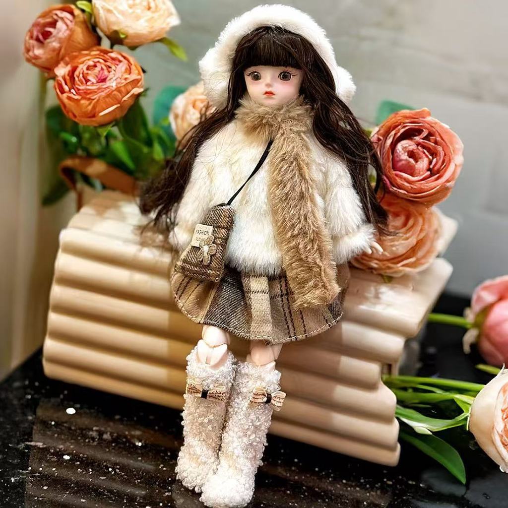 สินค้าใหม่พร้อมสต็อก Mori Series High-Appearance 30cm Doll 6 Points BJD Baby Clothes Set Girl Single