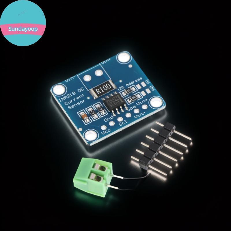 Sund 1/3/5pcs INA219 โมดูลสีฟ้า DIY 3V-5V IIC I2C MCU-219 Bidirectional Current Power Supply Monitor