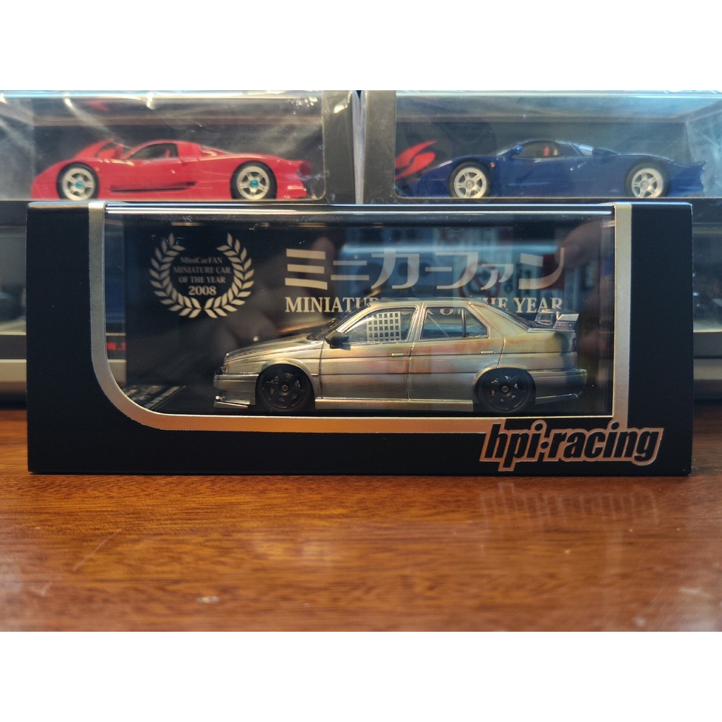 [ขาย] Hpi Racing 1/43 Alfa Romeo Alfa Romeo 155 TS Silverstone Metal Brushed Polishing Version Rust-