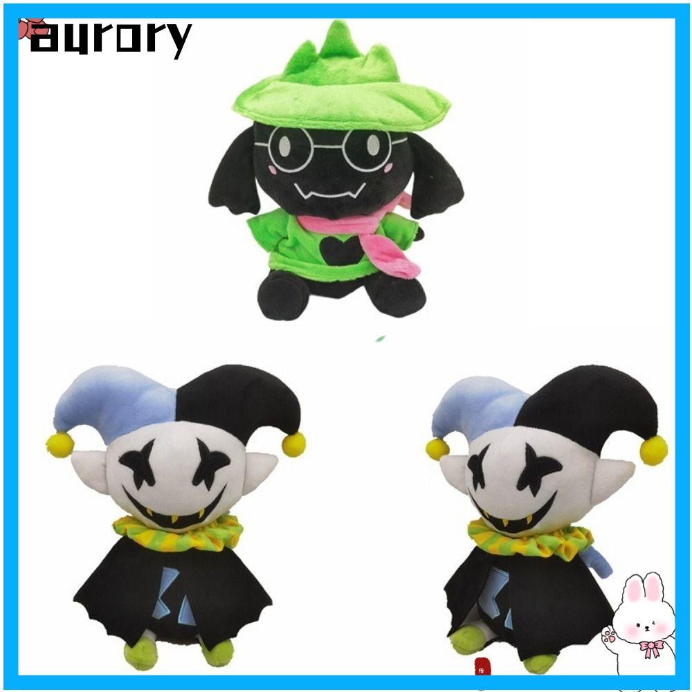 AURORY Jevil Deltarune ตุ๊กตาตุ๊กตา, Plush/PP Cotton การ์ตูนอะนิเมะตุ๊กตาของเล่น,น่ารักการ์ตูนตุ๊กตา