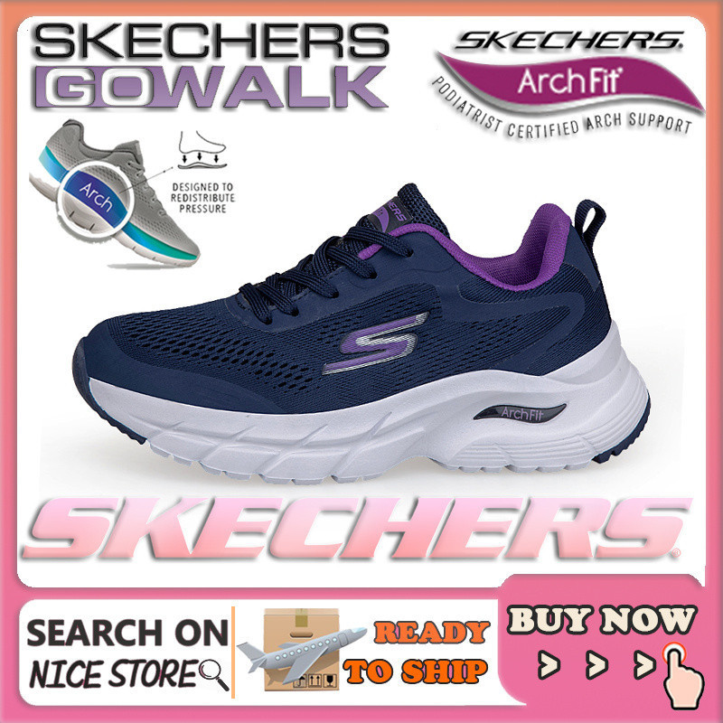 JA1 [ไซส์ 36-42 Ready stock]Skechers_Kasut Perempuan Arch-Fit Sport Shoes Fitness breathable women w