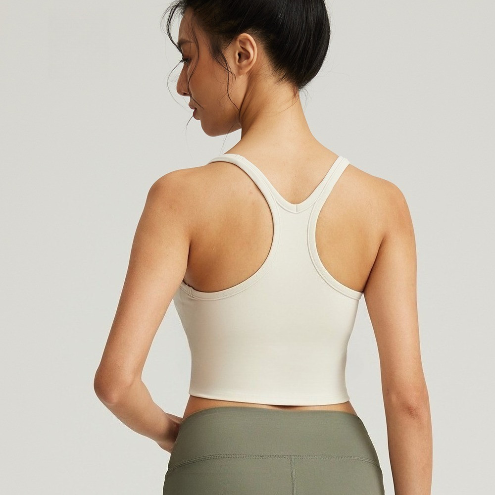 OLALA LEISURE เสื้อกล้ามโยคะ สไตล์ใหม่ (รวมแผ่นอก) ผู้หญิง ยืด ลําลอง เข้ากับทุกการแต่งกาย สปอร์ตบรา S2081 ST - รูปที่ 2