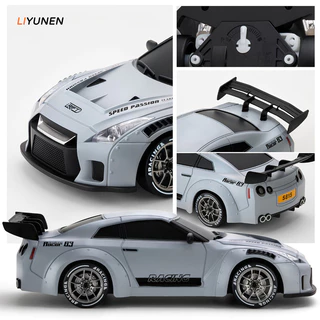 RC 4WD Drift รถ GTR R35 Porsche กว้าง Body รุ่น Proportional คันเร่ง 2.4G รีโมทคอนโทรล 911 รถแข่งความเร็วสูง 1/20 ของเล่น