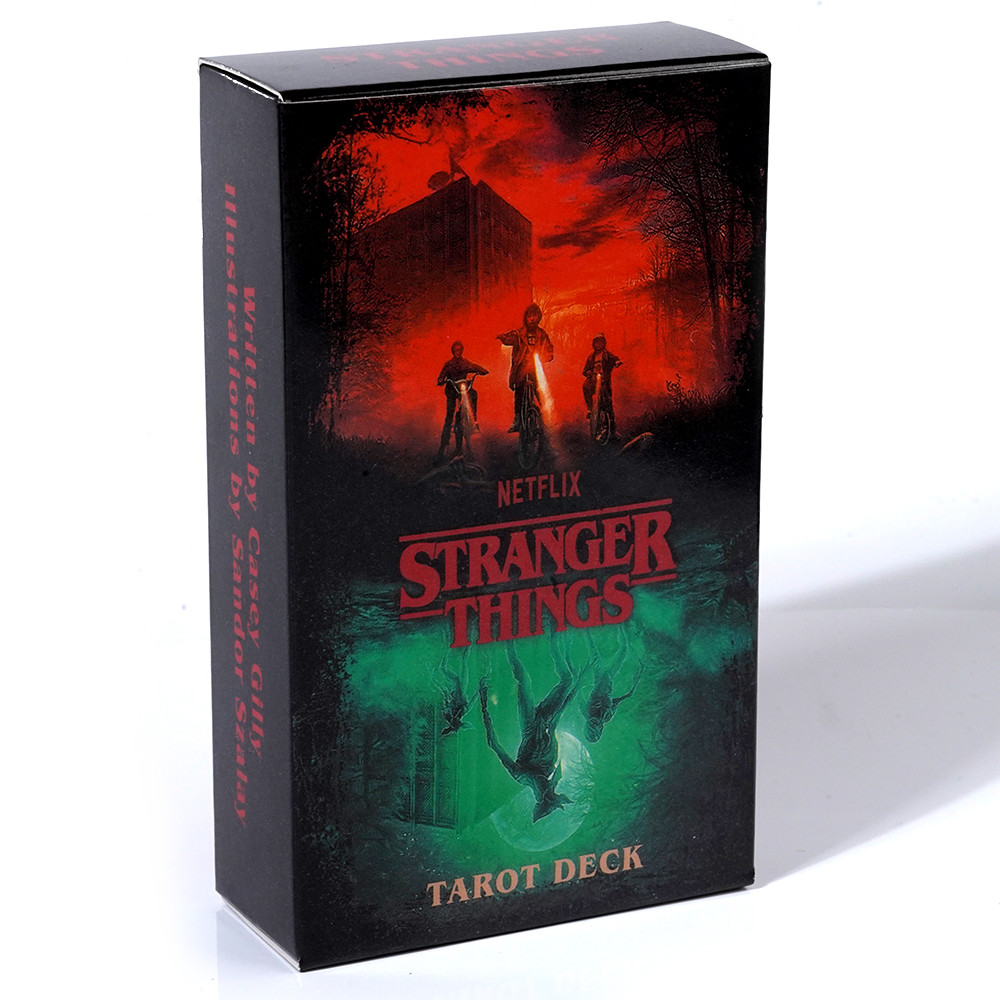 Netflix Stranger Things Tarot Deck Card เกมเล่นไพ่เกมกระดาน Party